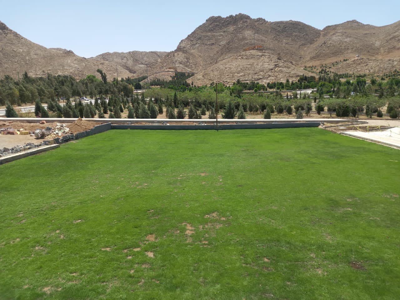 زمین چمن فوتبال